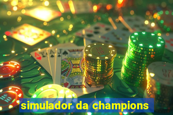 simulador da champions